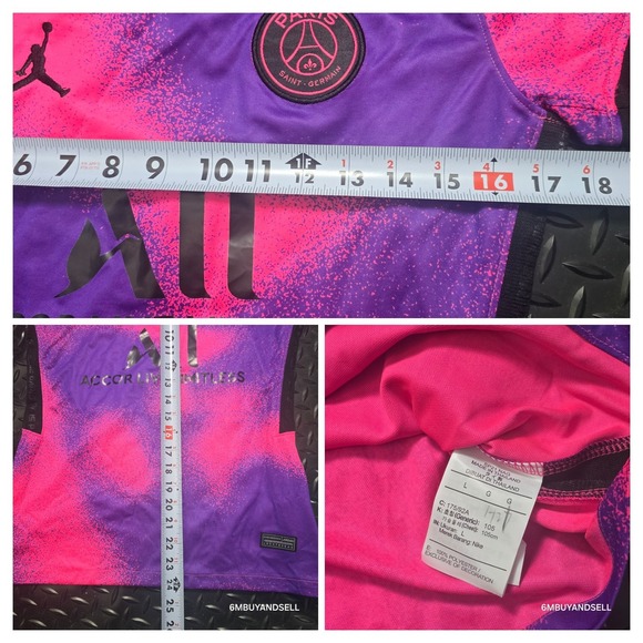 PSG Jordan Draxler‎ 23 2020/21 Fourth Vaporknit Jersey Mens Large NWT - Picture 4 of 16